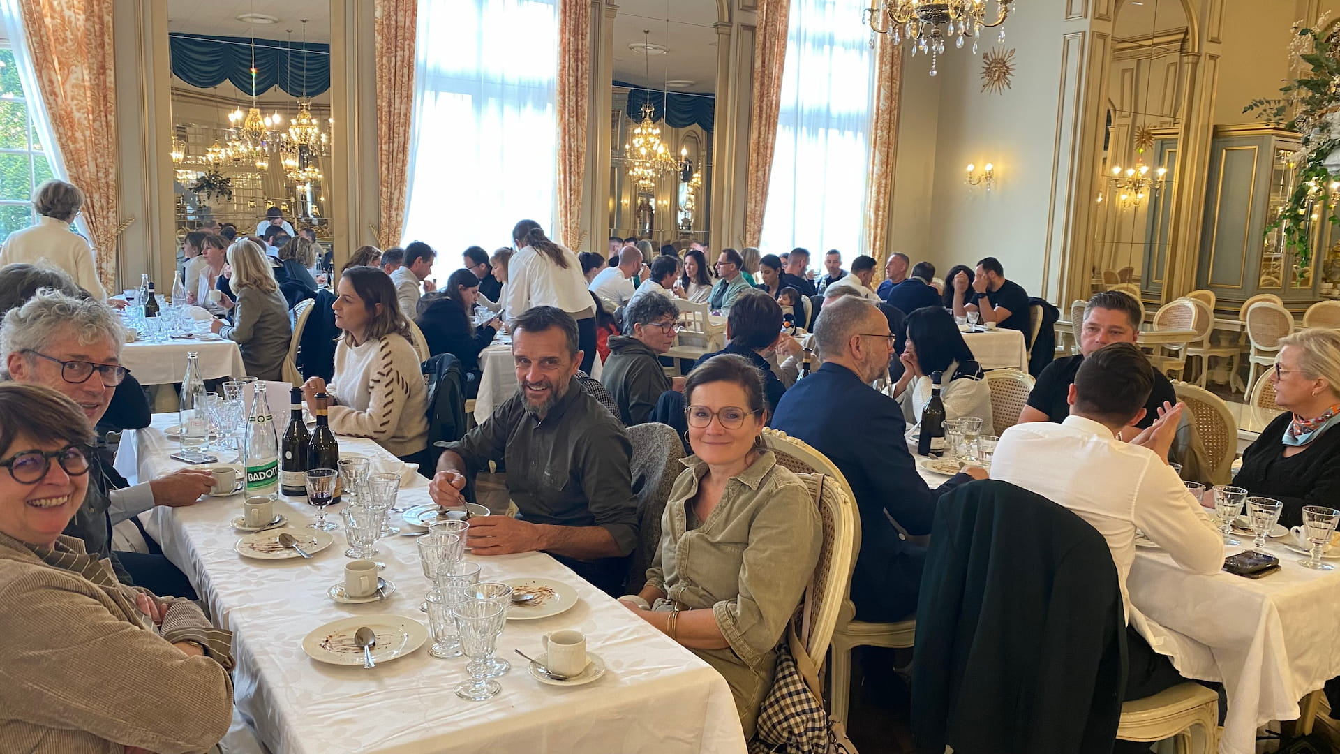 Repas au restaurant du Puy Du fou lors du congrès 2024 de l'IMLA